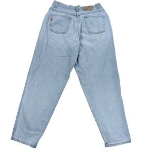 Vintage Gitano High Waisted Mom Jeans Light Wash 100% Cotton 16W  DIY Distress